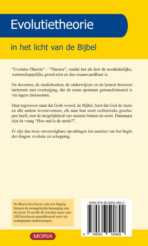 Evolutietheorie in het licht van de bijbel