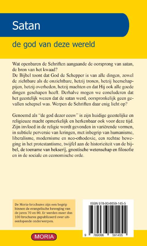 Satan, de god van deze wereld
