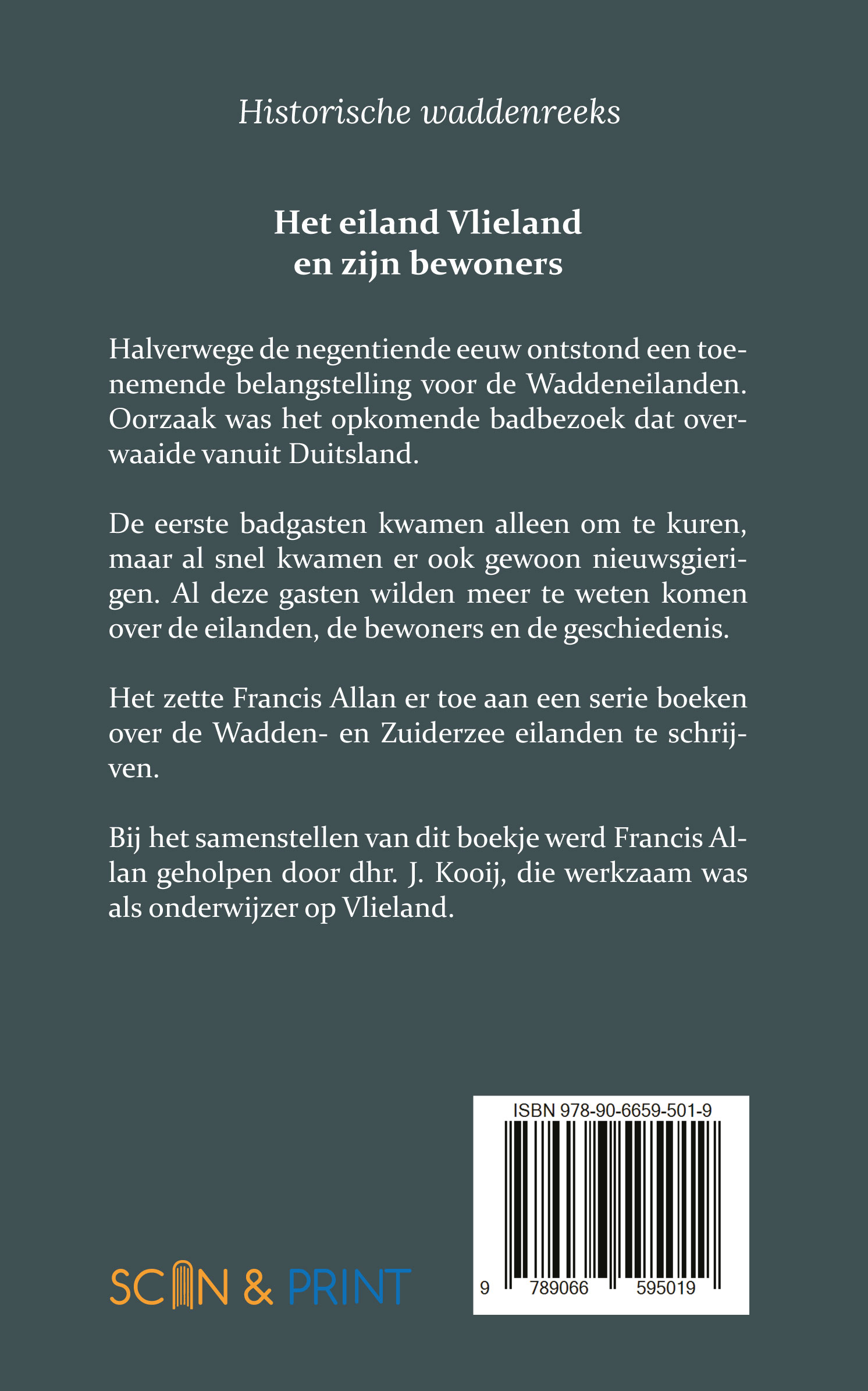 Het eiland Vlieland en zijn bewoners