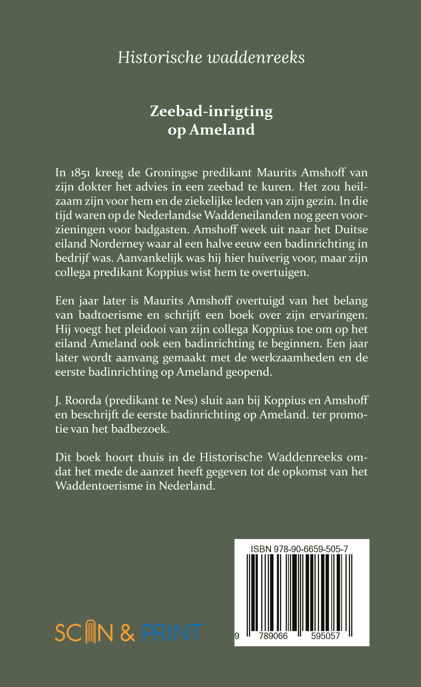 Zeebad-inrichting op het eiland Ameland