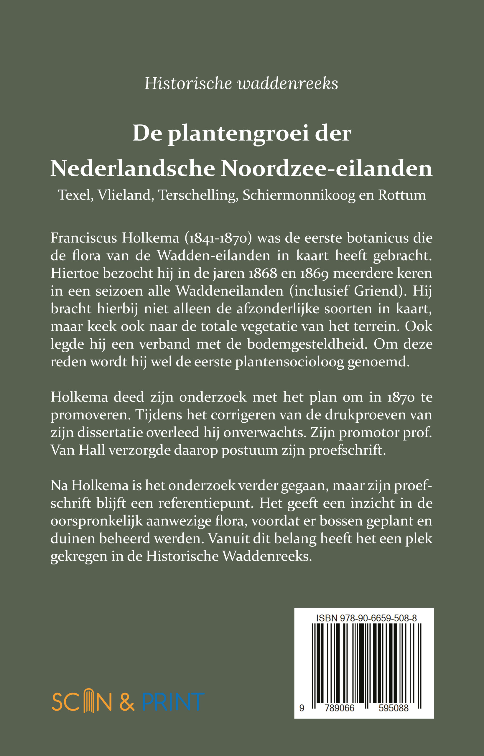 De plantengroei der Nederlandsche Noordzee-eilanden