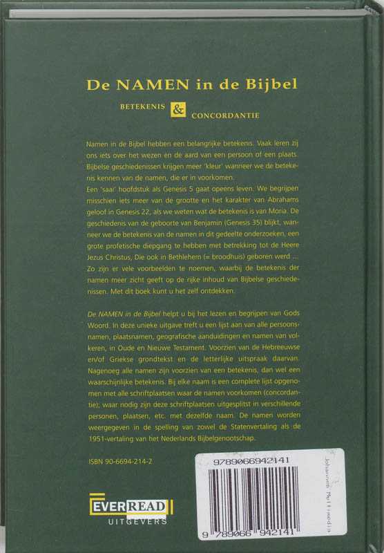 De namen in de Bijbel