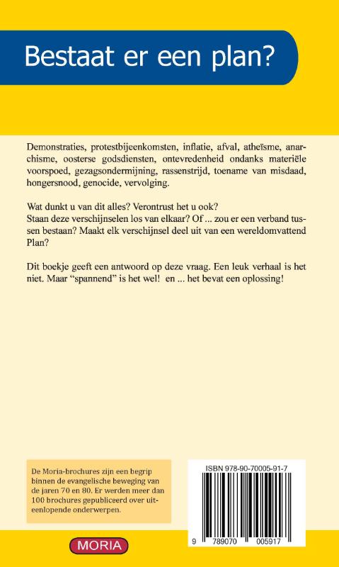 Bestaat er een plan?