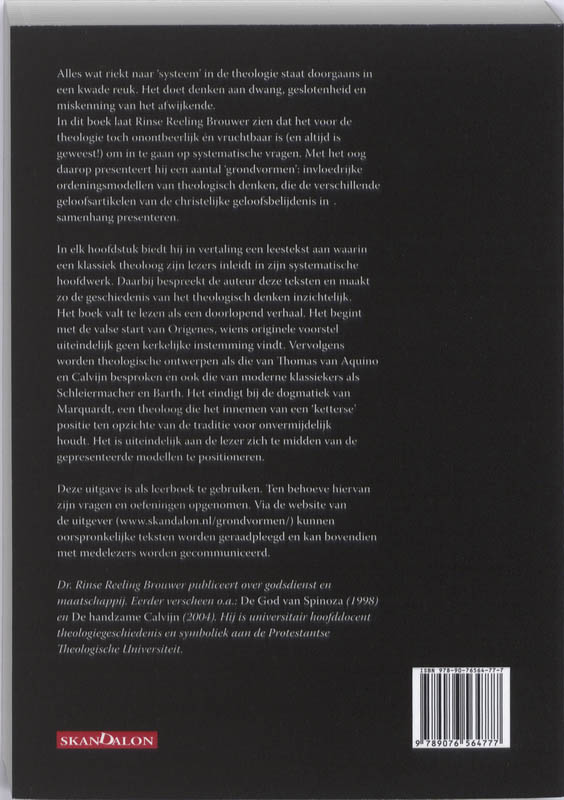 Grondvormen van theologische systematiek