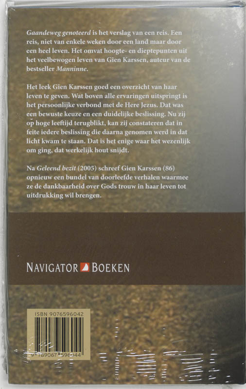 Gaandeweg genoteerd