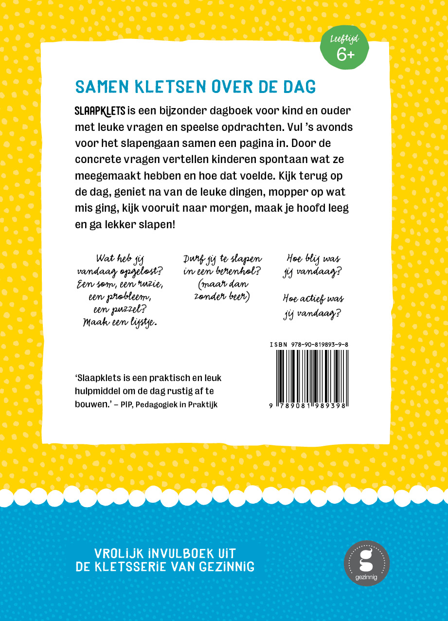 Slaapklets! – 2