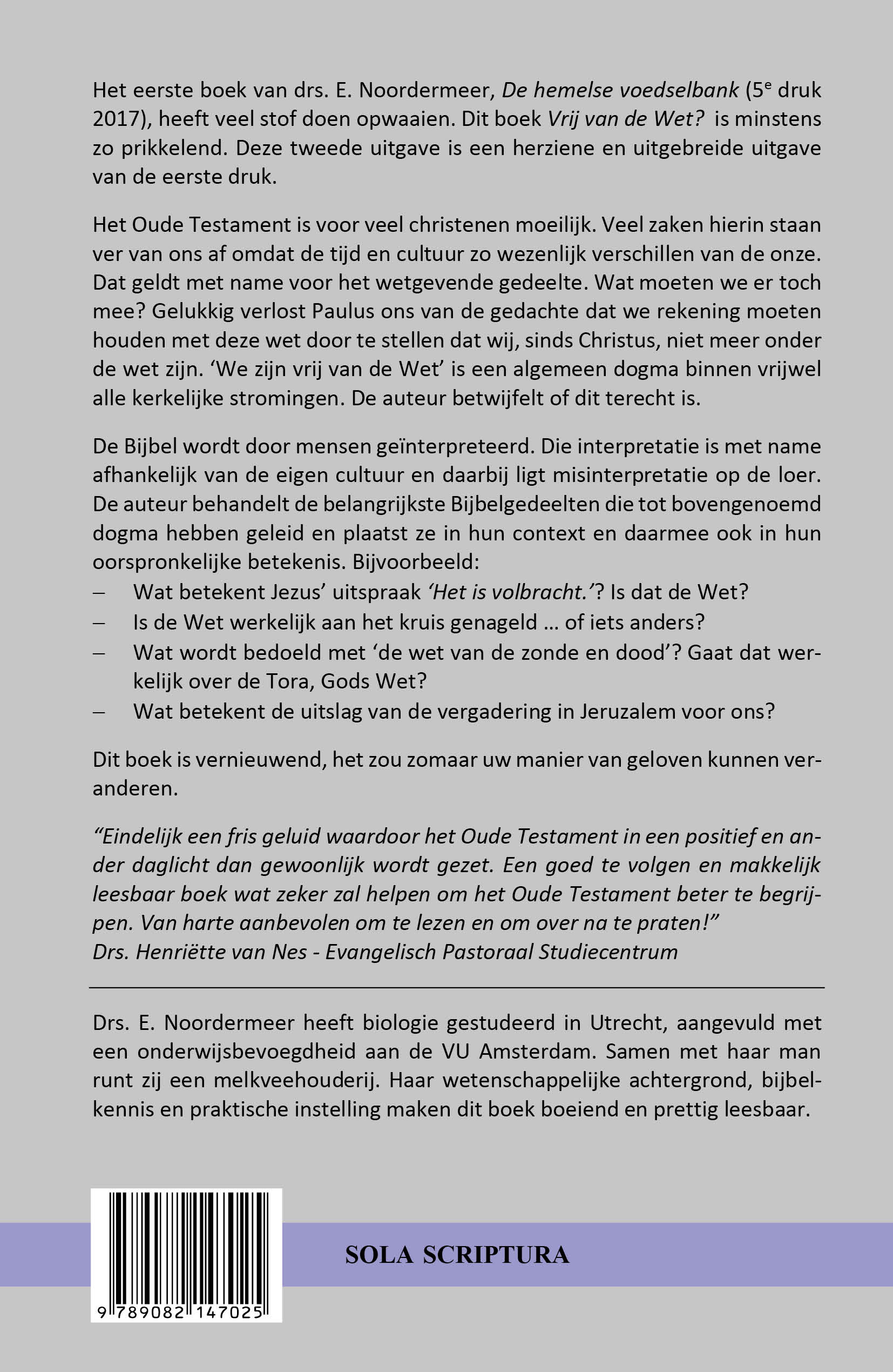 Vrij van de Wet?