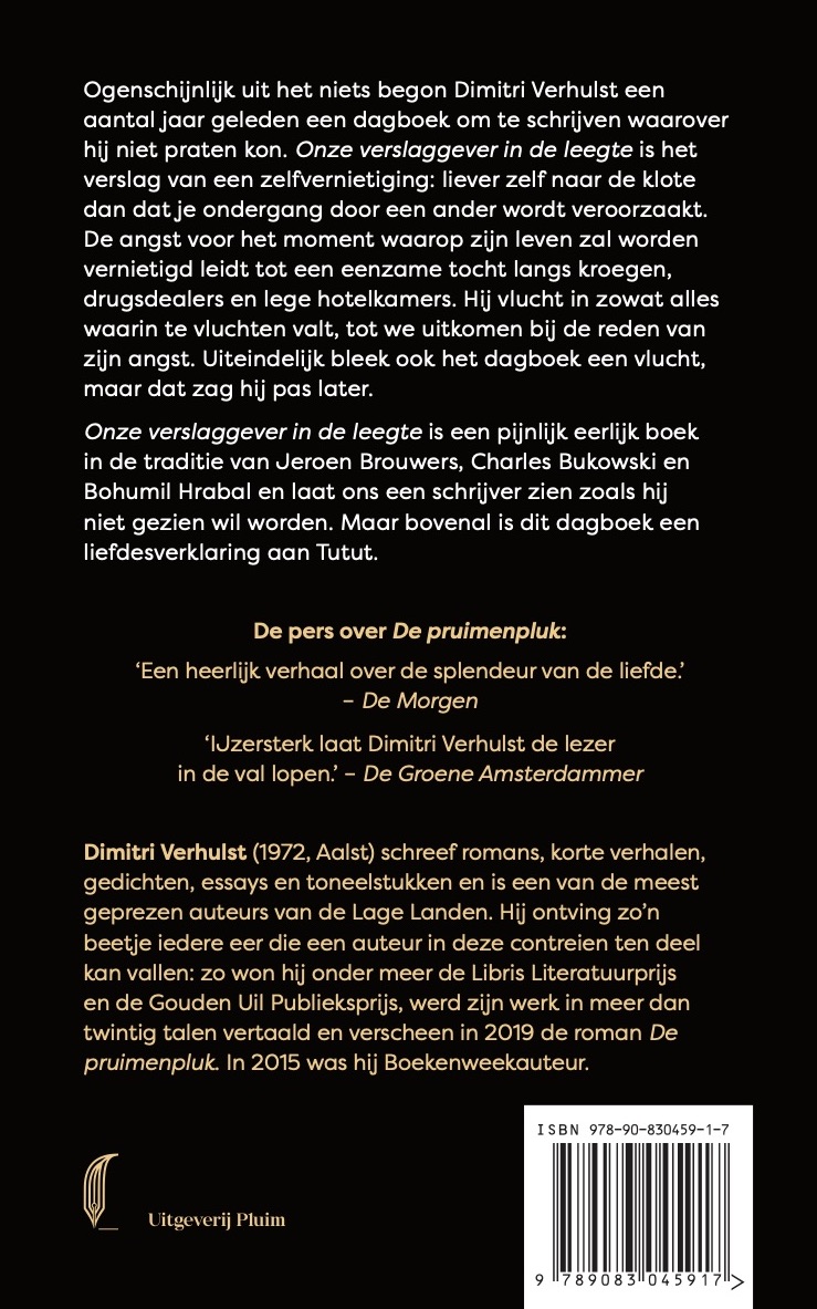 Onze verslaggever in de leegte