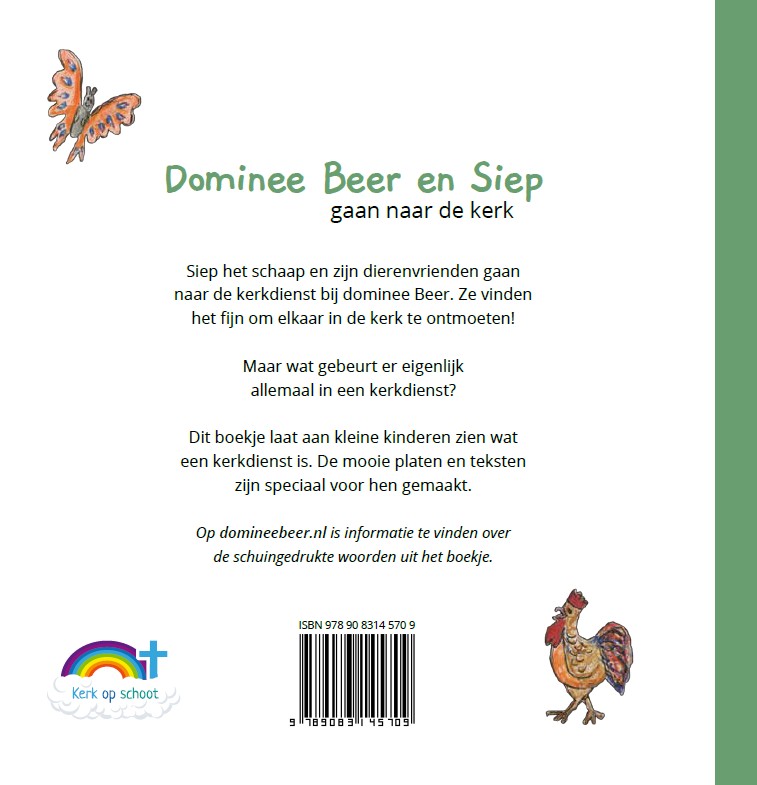 Dominee Beer en Siep gaan naar de kerk