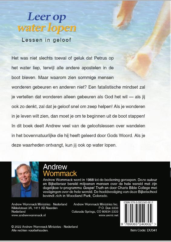 Leer op water lopen