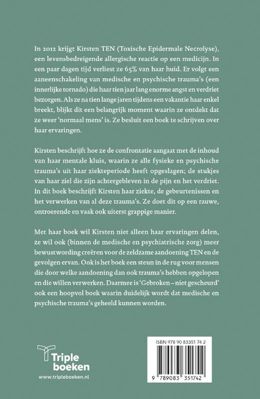 Gebroken – niet gescheurd