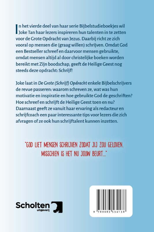 De Grote Schrijf Opdracht