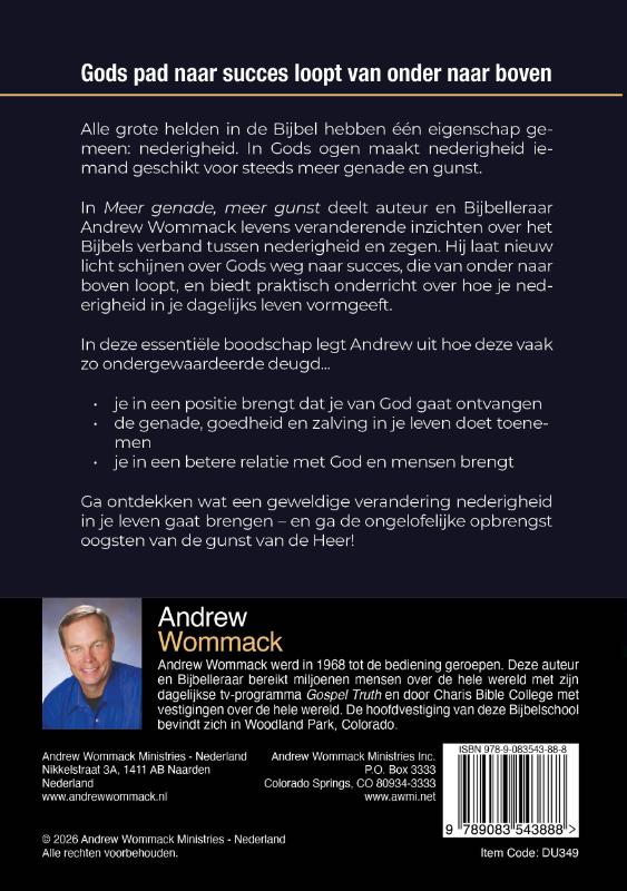 Meer genade, meer gunst
