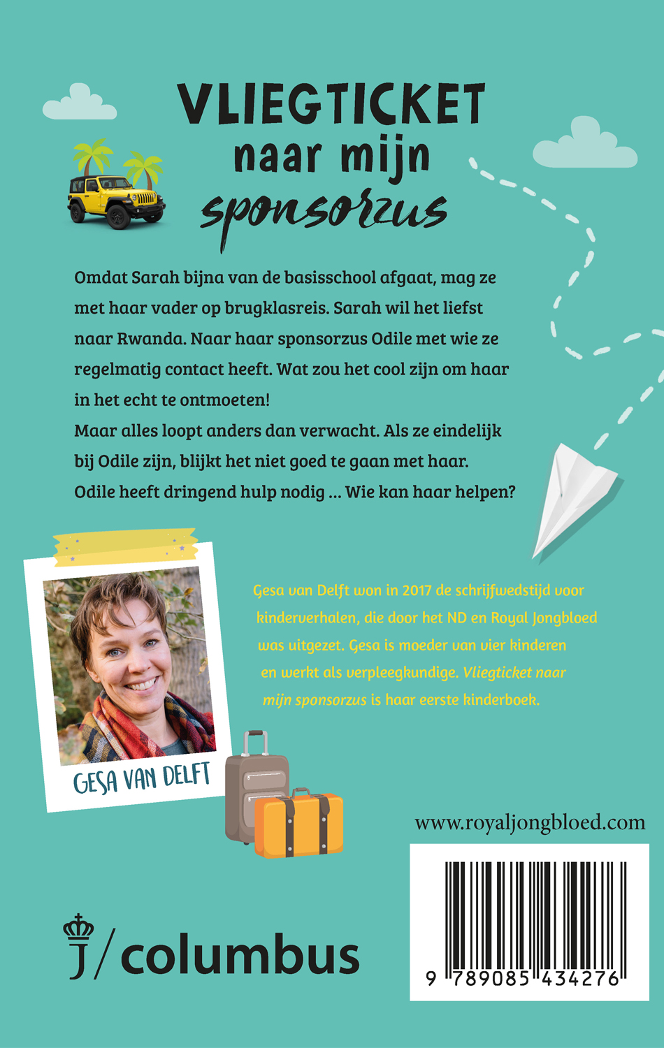 Vliegticket naar mijn sponsorzus