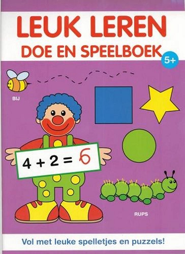 Speel en oefenboek rood