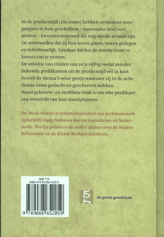 Predikanten in de pruikentijd