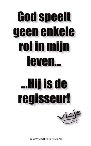 God speelt geen enkele rol in mijn leven …