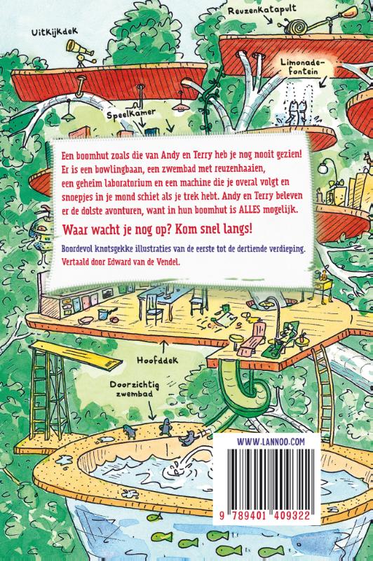 De waanzinnige boomhut van 13 verdiepingen