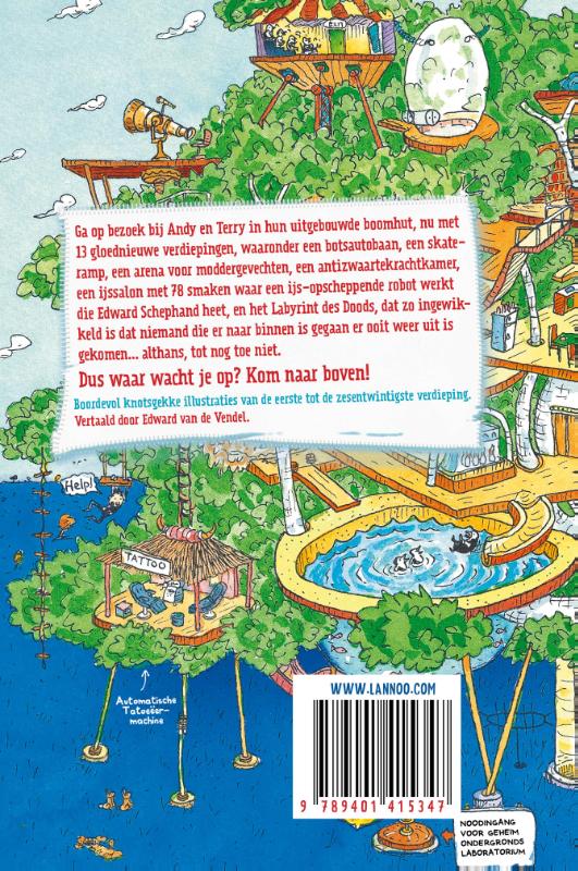 De waanzinnige boomhut van 26 verdiepingen