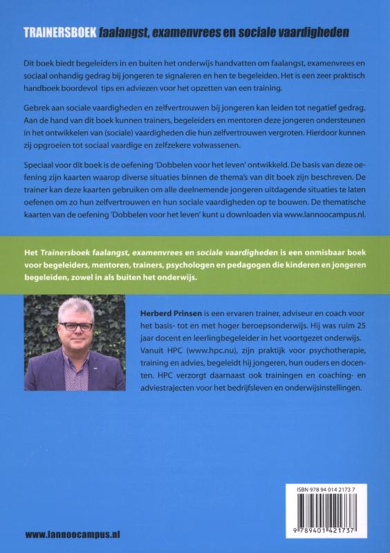 Trainersboek faalangst, examenvrees en sociale vaardigheden