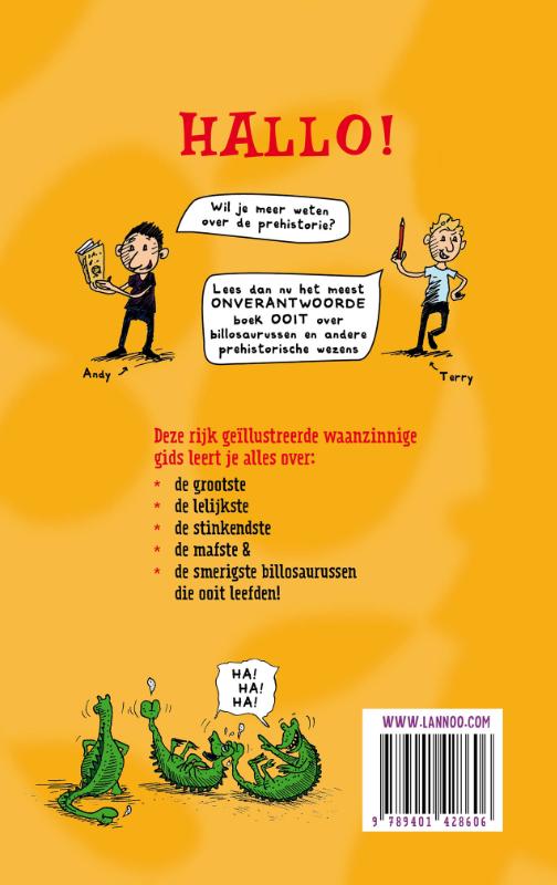 Het waanzinnige boek over de billosaurus en andere prehistorische wezens