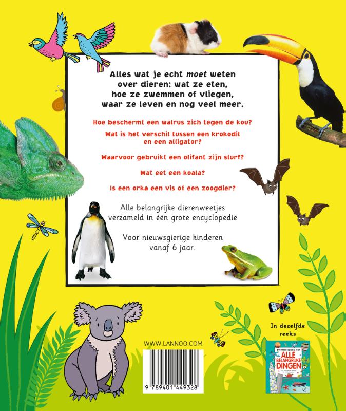 De belangrijke encyclopedie van alle dieren