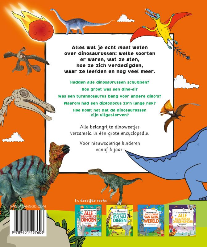De belangrijke encyclopedie van alle dino’s