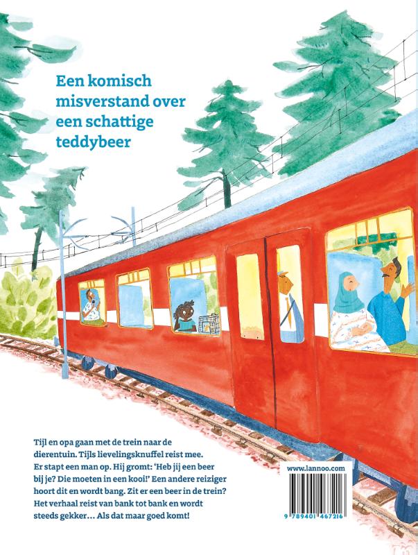 Er zit een beer in de trein