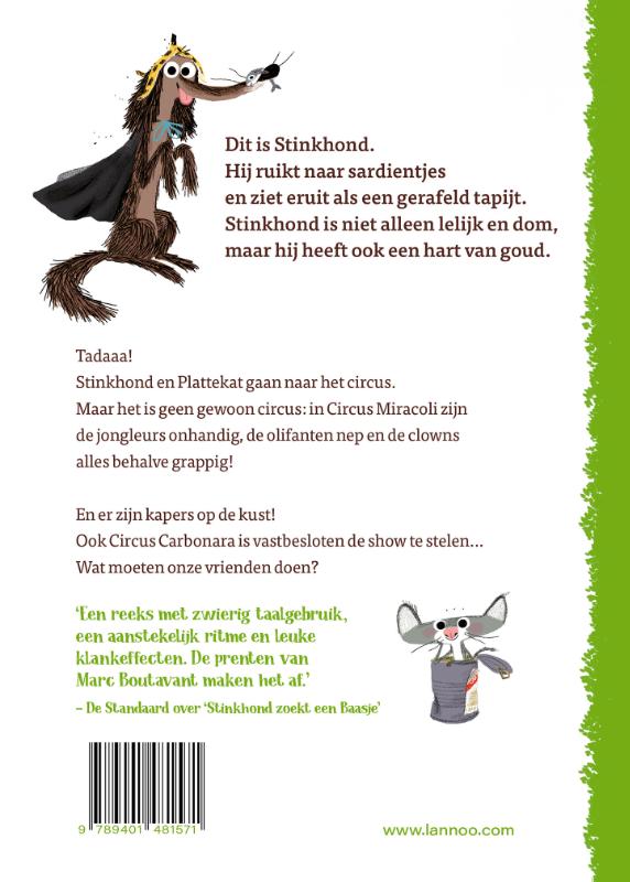 Stinkhond naar het circus