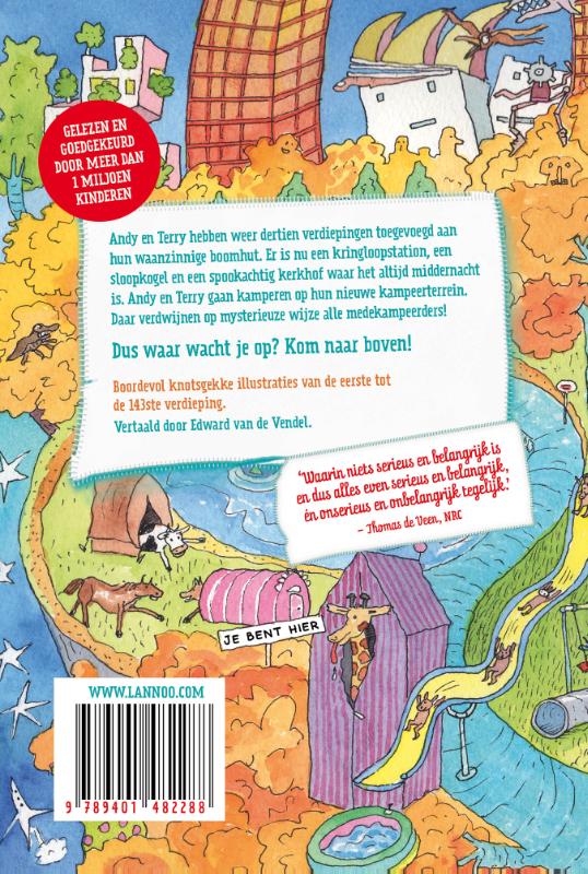 De waanzinnige boomhut van 143 verdiepingen