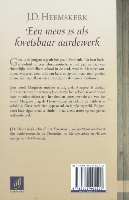 Een mens is als kwetsbaar aardewerk
