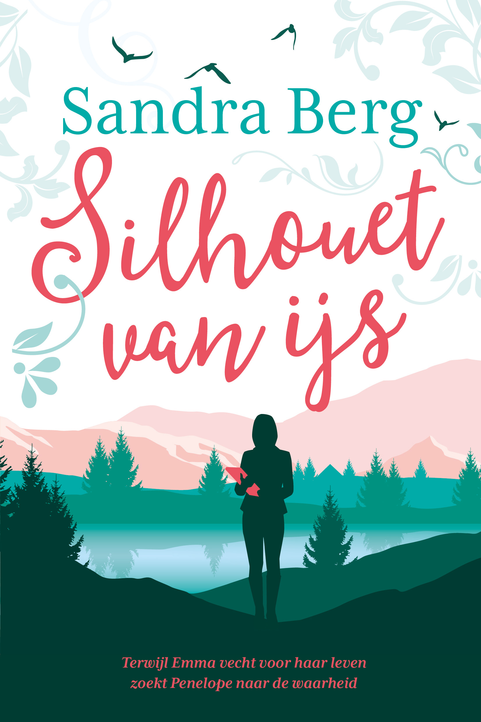 Silhouet van ijs