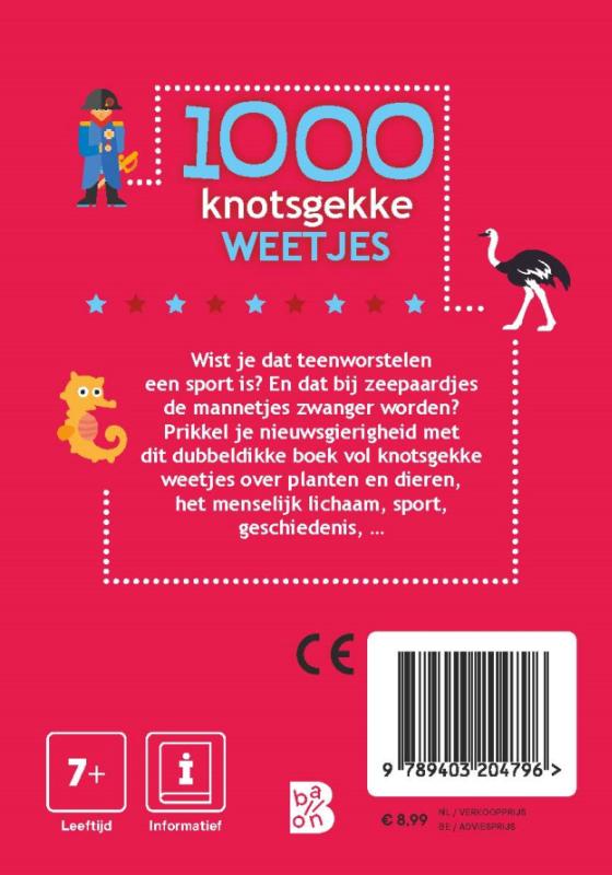 1000 knotsgekke weetjes