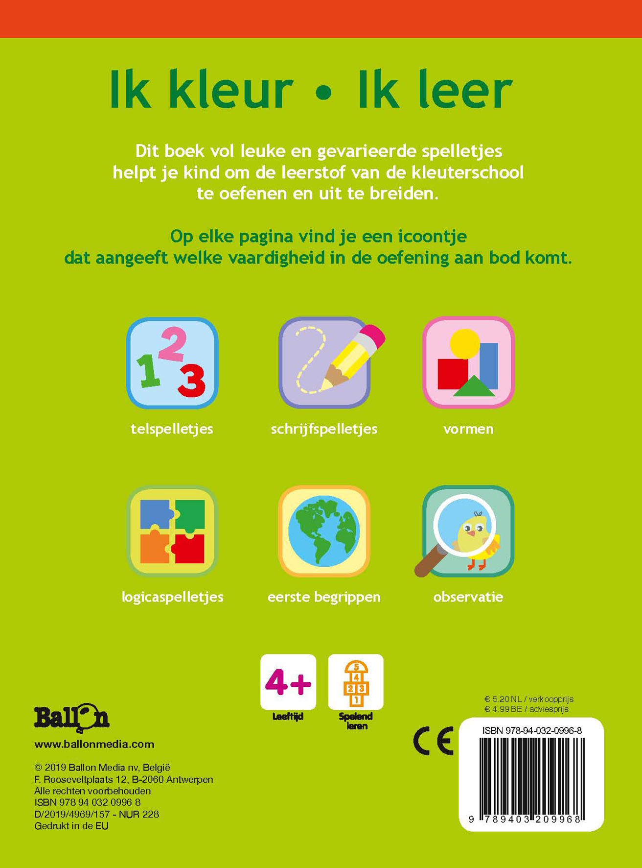 Ik kleur ik leer – 4+