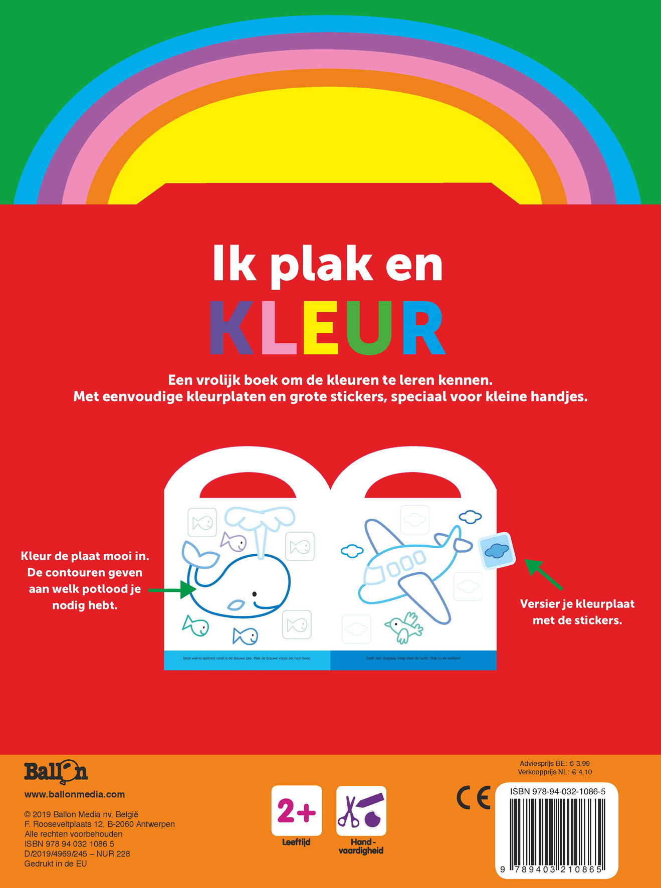 Ik plak en kleur 2+