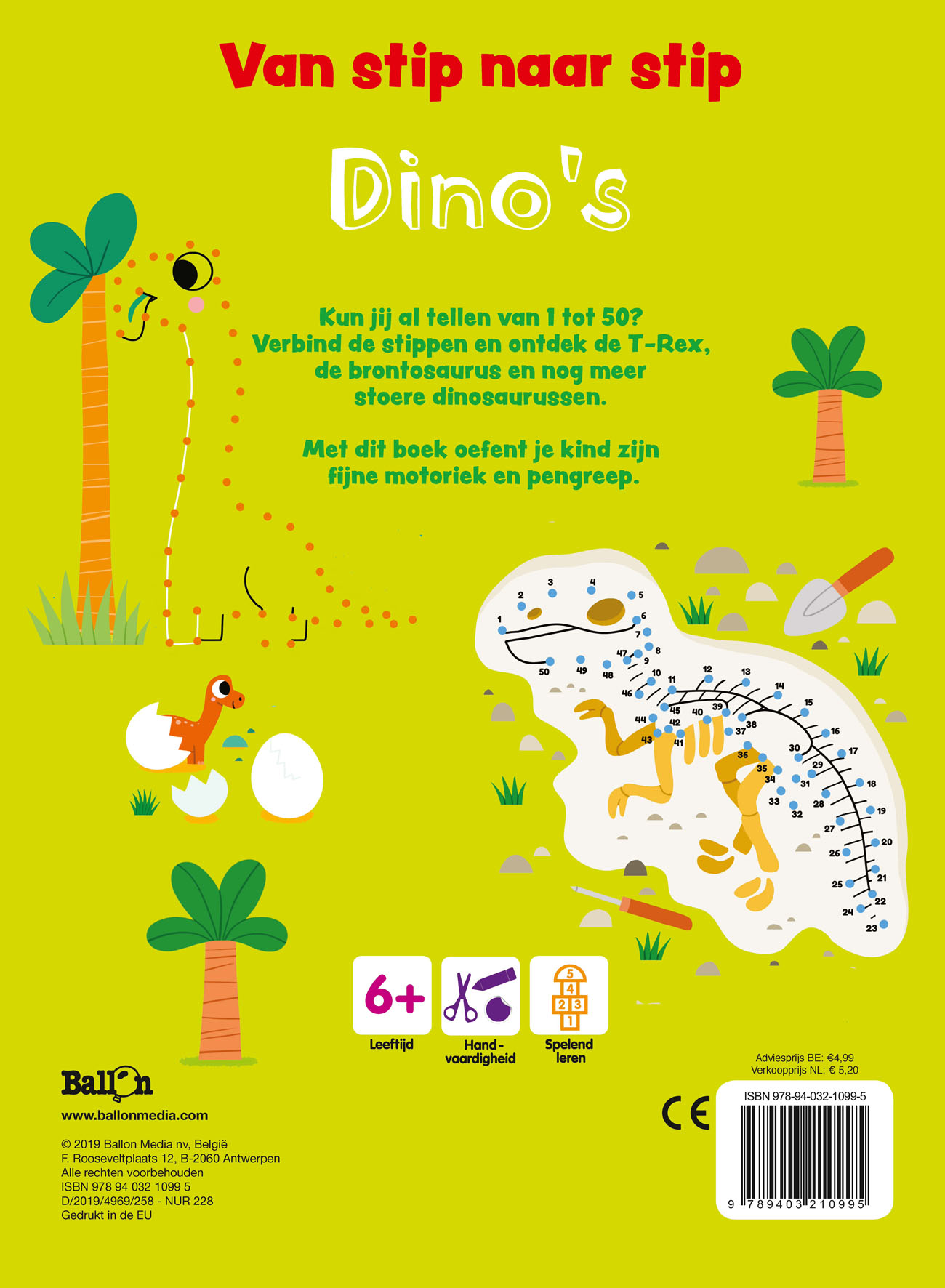 Van stip naar stip dino’s