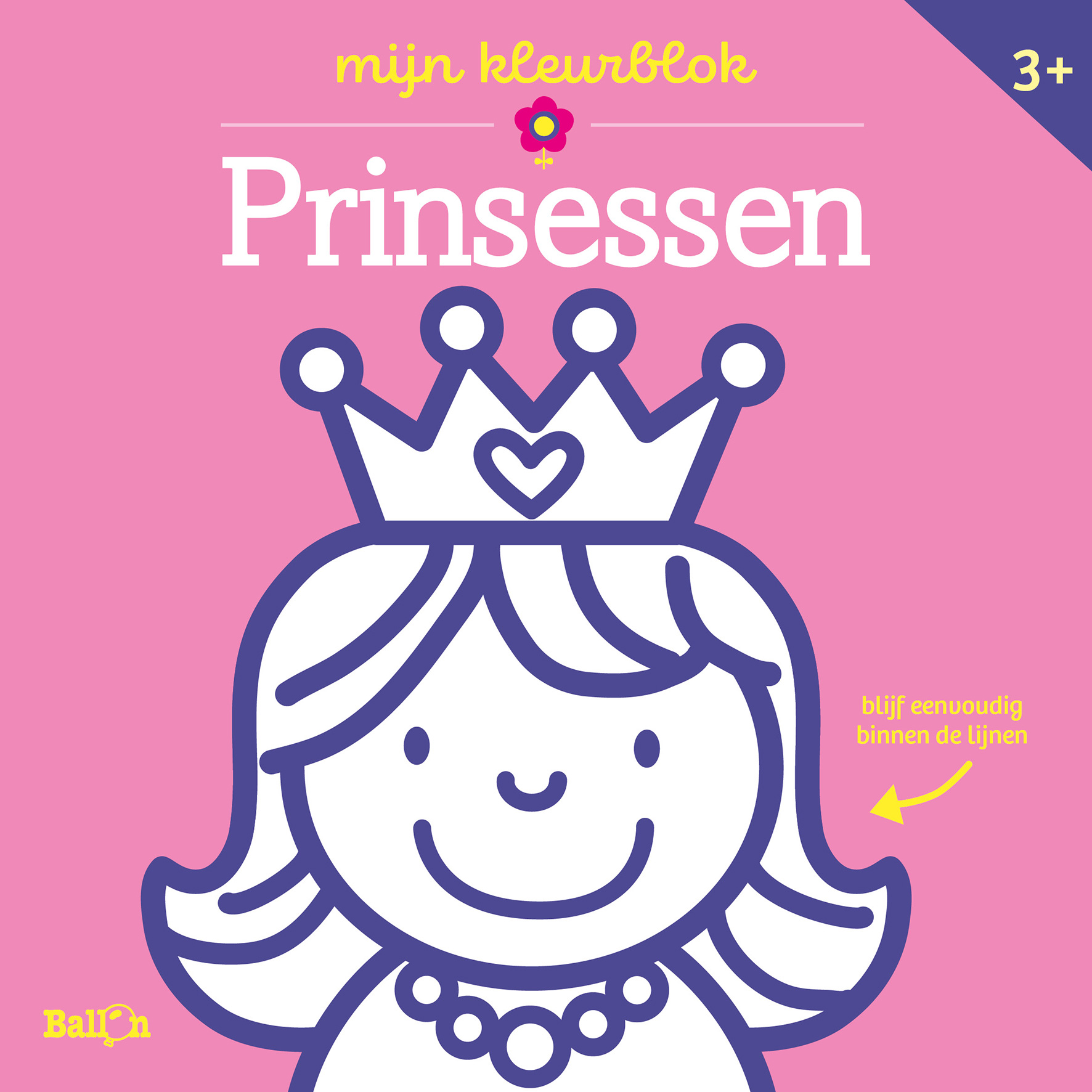 Mijn kleurblok Prinsessen – 3+