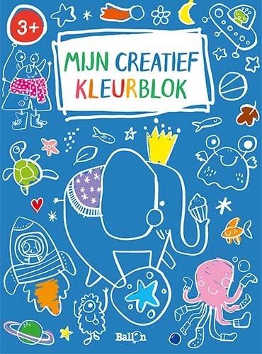 Mijn creatief kleurblok (blauw)