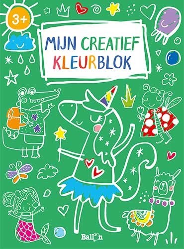 Mijn creatief kleurblok (groen)