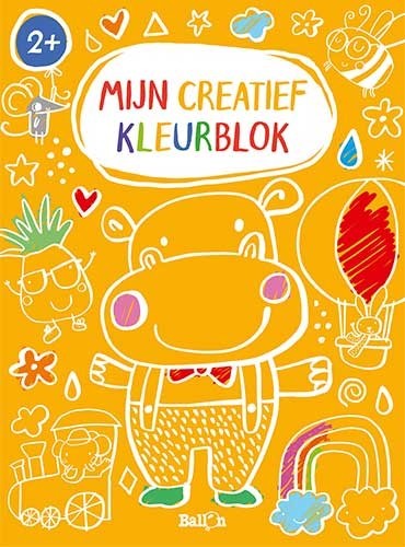 Mijn creatief kleurblok (geel)