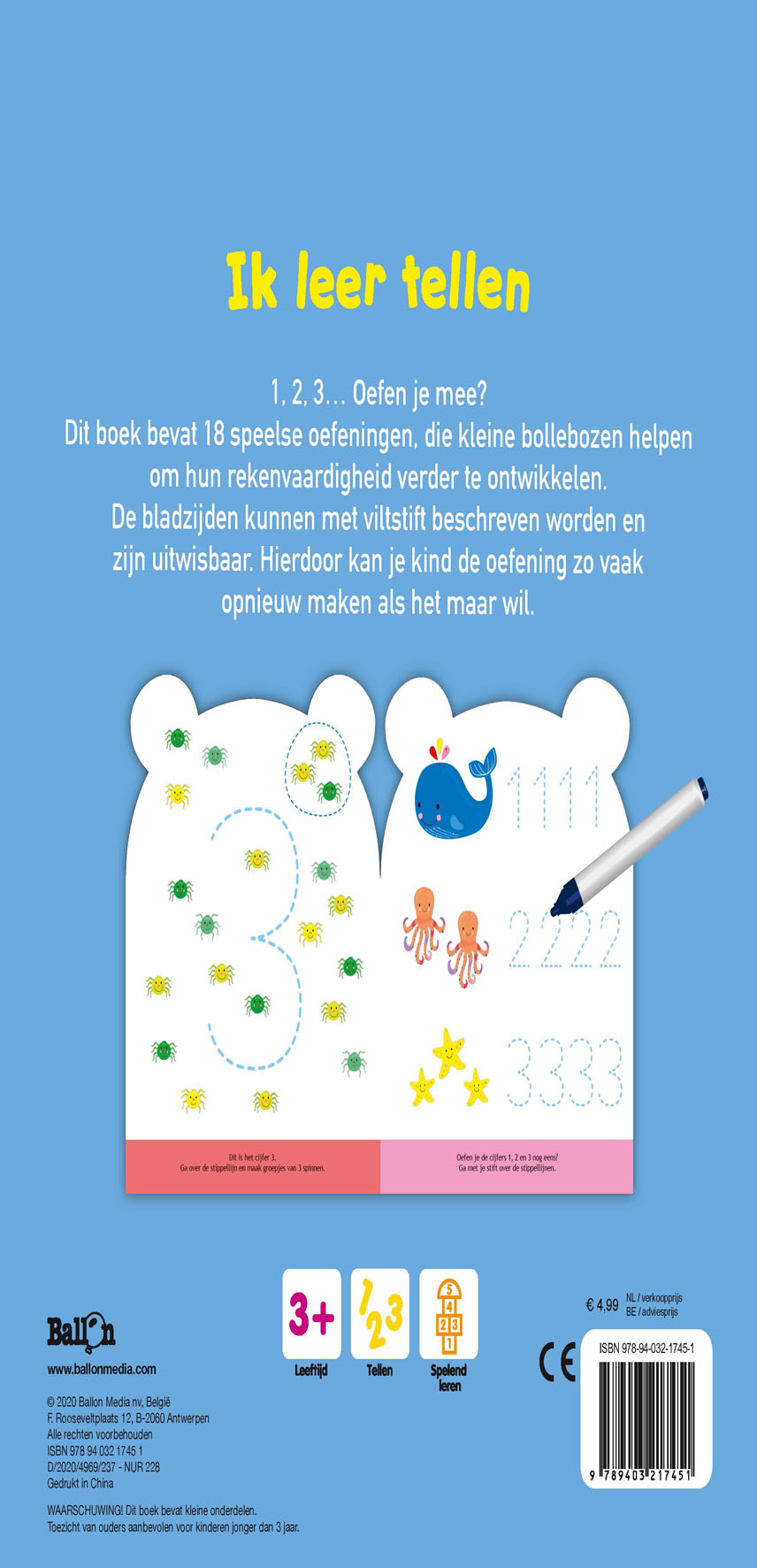 Ik leer tellen – 3+