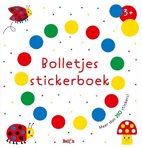 Bolletjesstickerboek titel 2