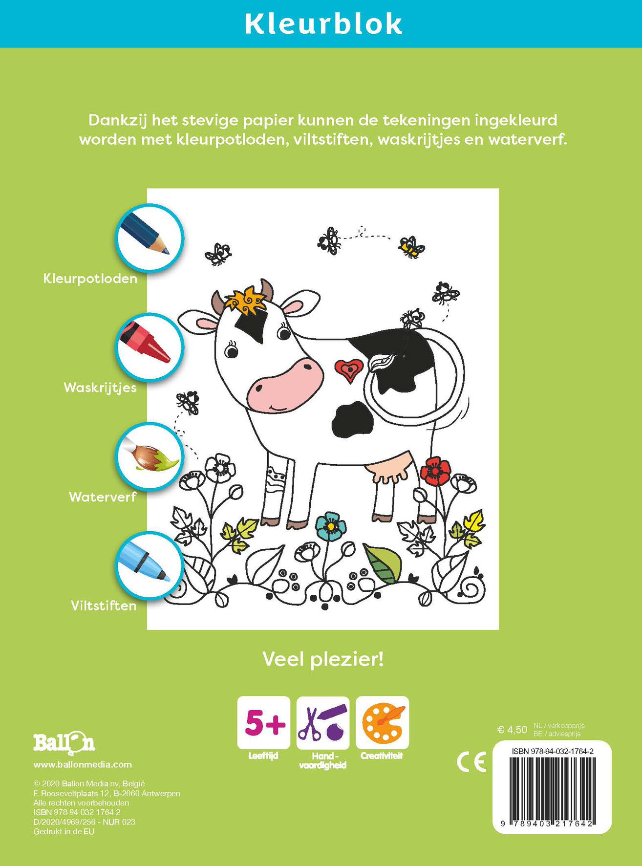 Kleurblok Boerderij - Afbeelding 2