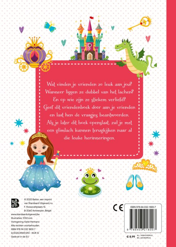 Vriendenboek Prinsessen