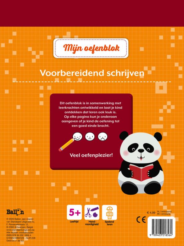 Voorbereidend schrijven – 3de kleuterklas-groep 2