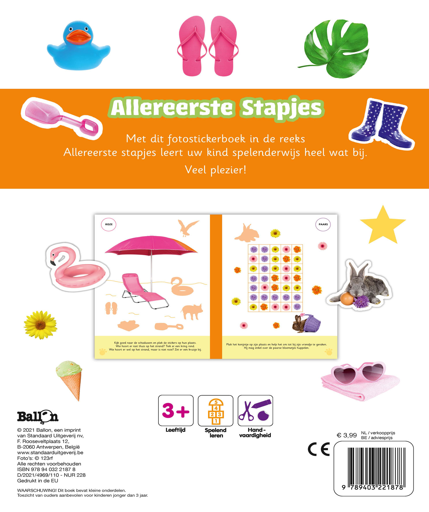 Stickerboek kleuren – 3+