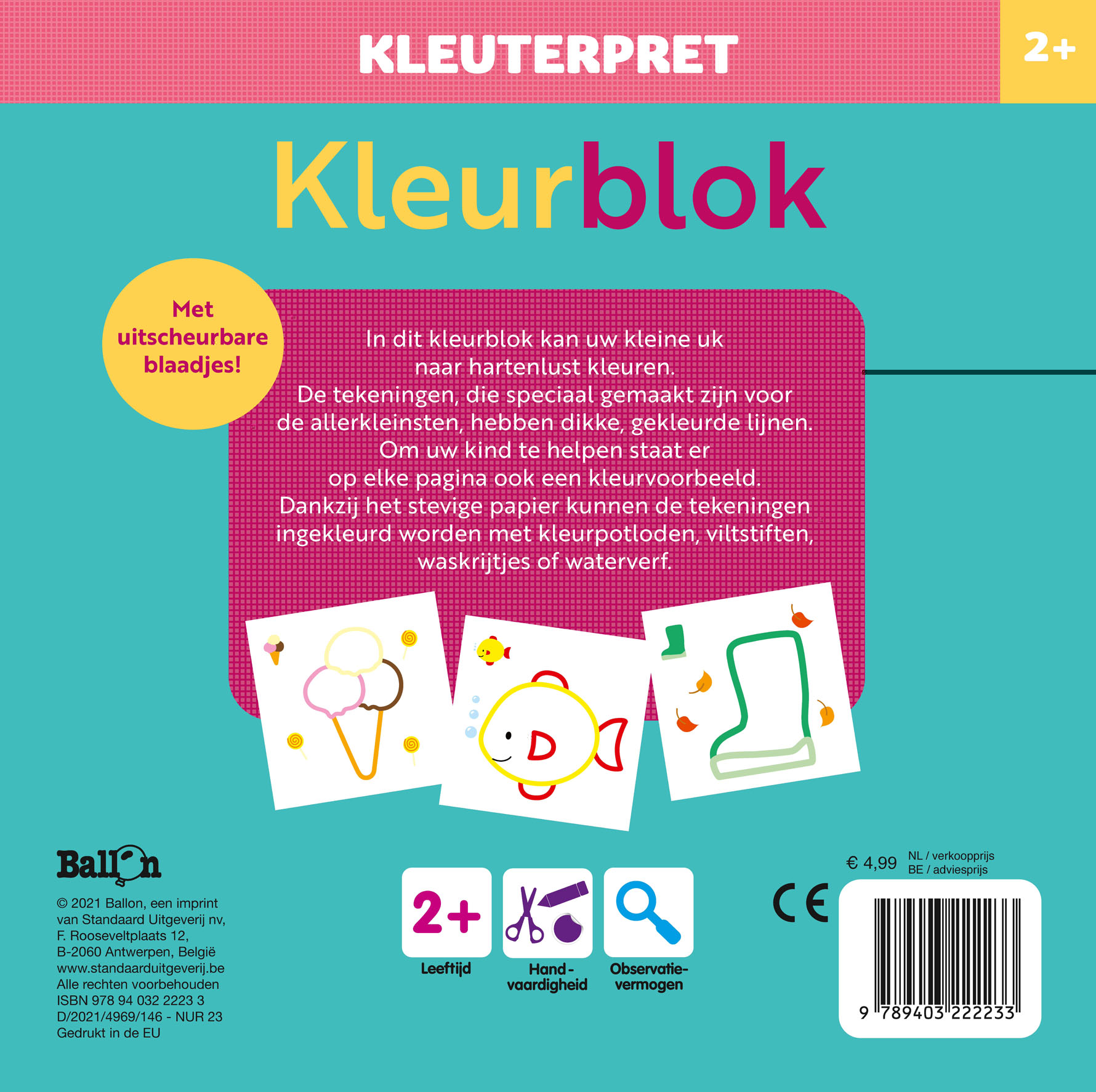Kleurblok – 2+
