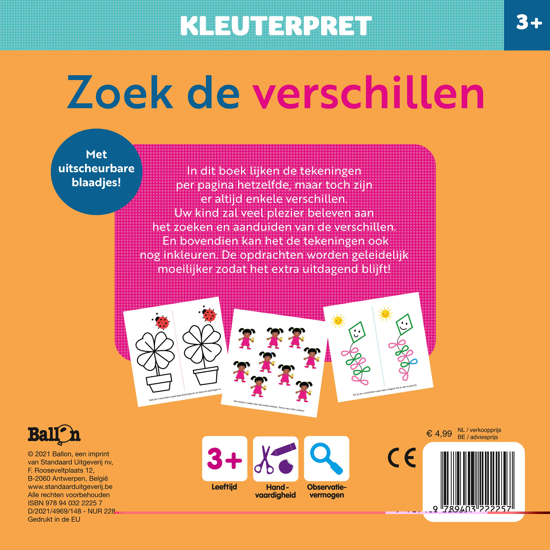 Zoek de verschillen – 3+