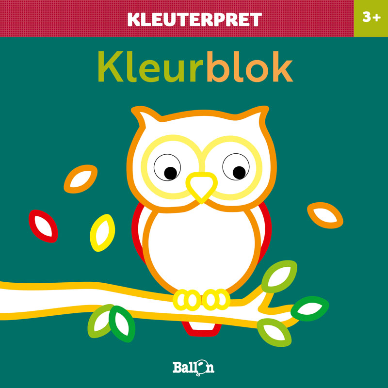 Kleurblok uil – 3+