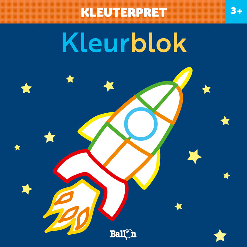 Kleurblok raket – 3+